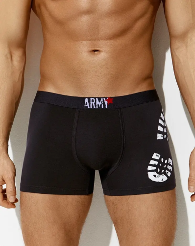 OMSA трусы мужские боксеры 1234-24B следы grigio scuro р.52/2XL